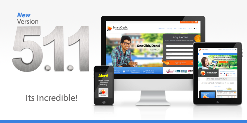 New SmartCredit.com ver 5.1.1 wows consumers!